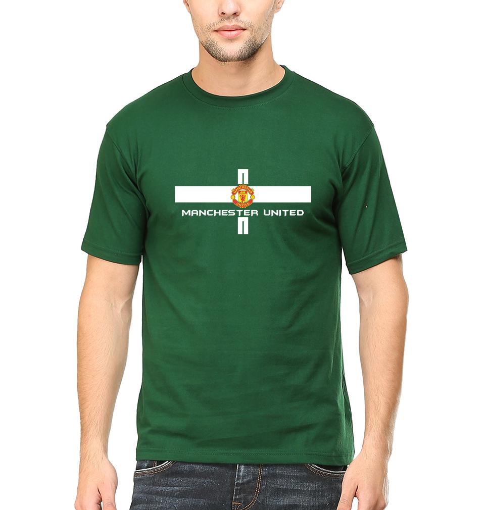 Manchester United Men Half Sleeves T-Shirts-FunkyTeesClub