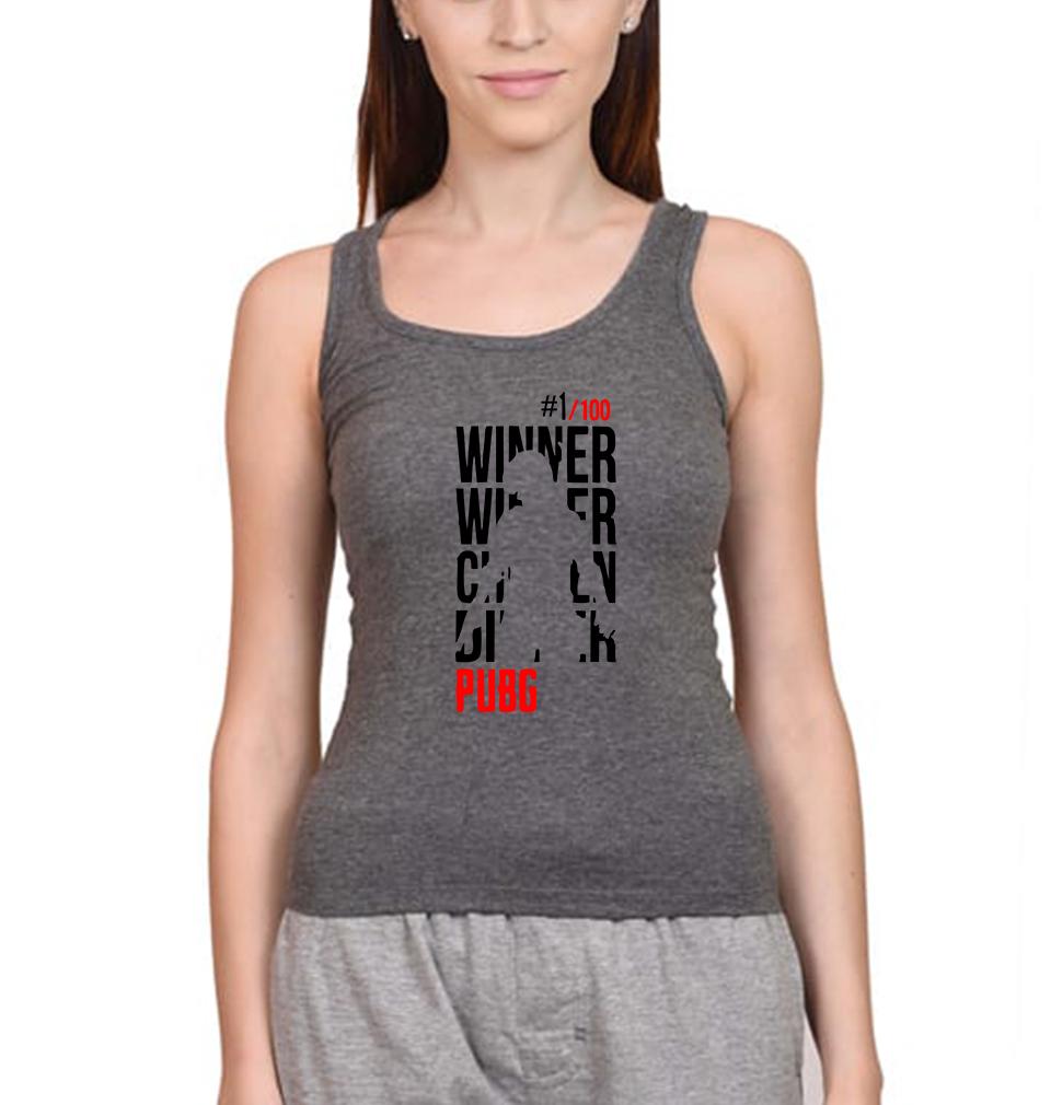 PUBG Winner Winner Chicken Dinner Women Tank Top-FunkyTeesClub