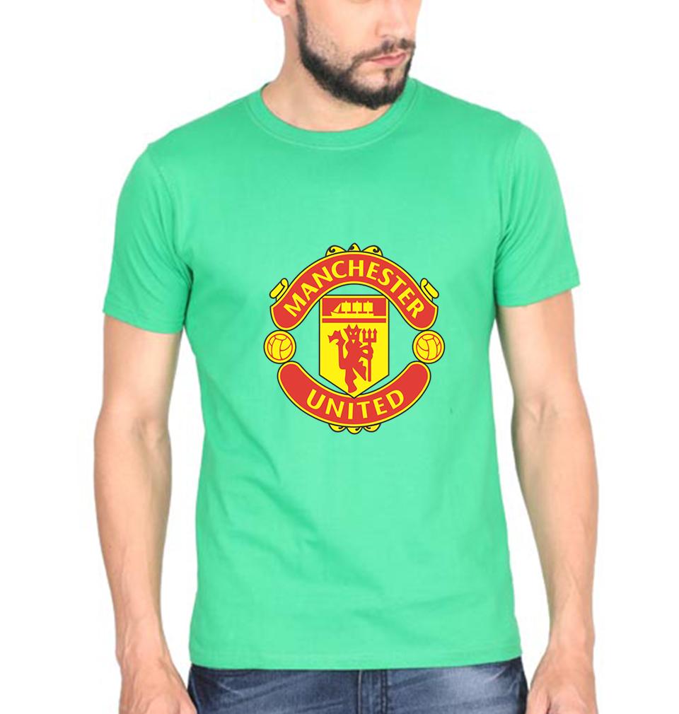 Manchester United Men Half Sleeves T-Shirts-FunkyTeesClub