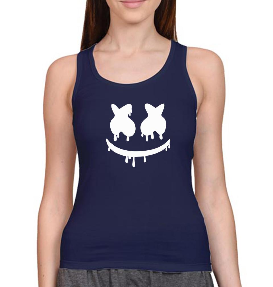 Marshmello Women Tank Top-FunkyTeesClub