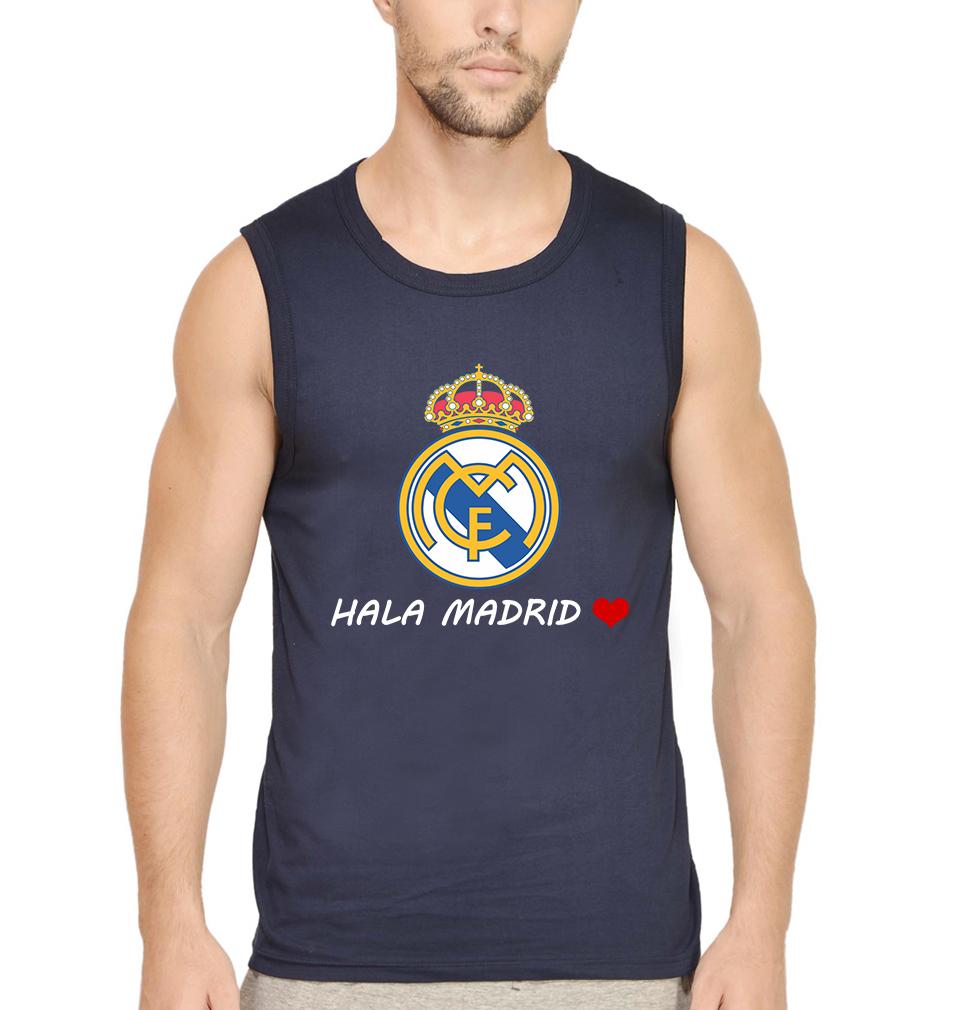 Hala Madrid Men Gym Vest-FunkyTeesClub