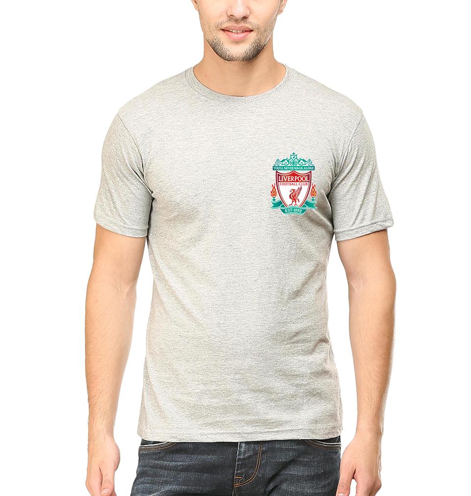 Liverpool Logo Men Half Sleeves T-Shirts-FunkyTeesClub