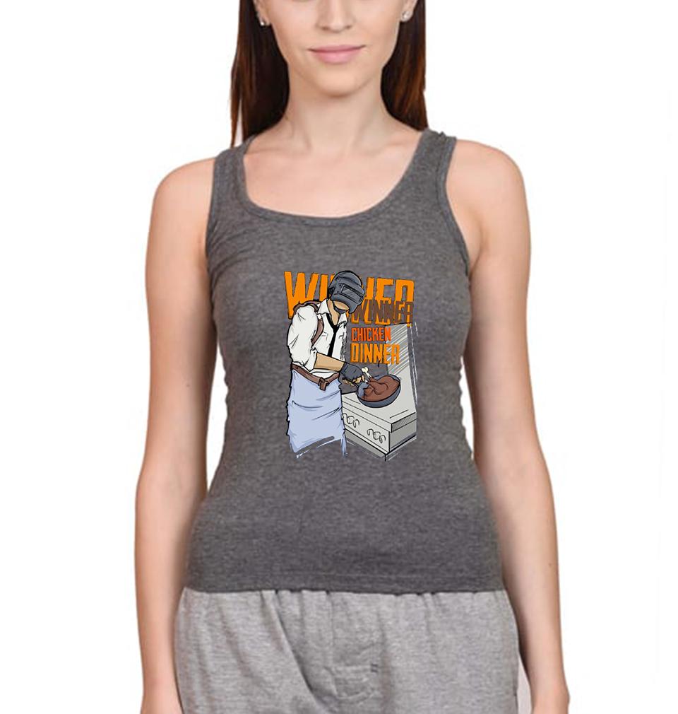PUBG Winner Winner Chicken Dinner Women Tank Top-FunkyTeesClub