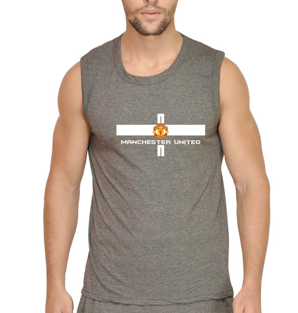 Manchester United Men Gym Vest-FunkyTeesClub