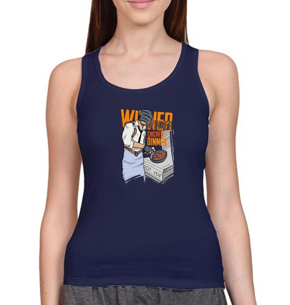 PUBG Winner Winner Chicken Dinner Women Tank Top-FunkyTeesClub