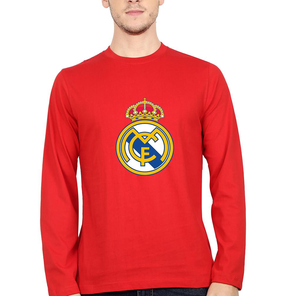 Real Madrid Men Full Sleeves T-Shirts-FunkyTeesClub