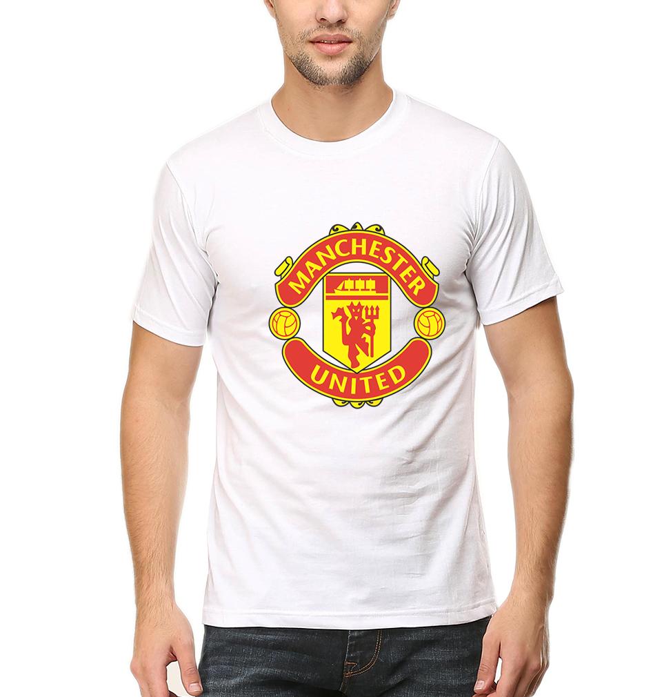 Manchester United Men Half Sleeves T-Shirts-FunkyTeesClub