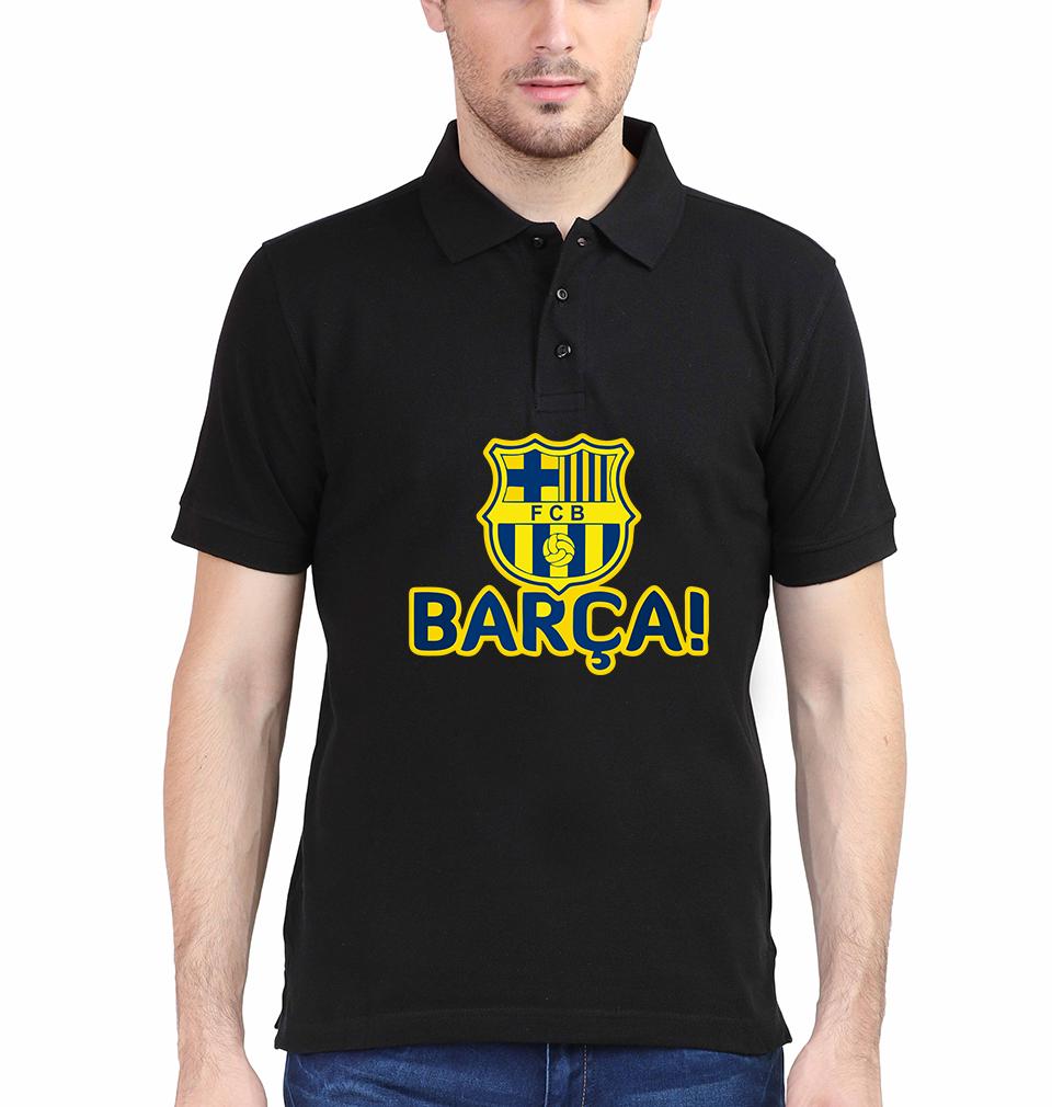 FCB Men Polo Half Sleeves T-Shirts-FunkyTeesClub