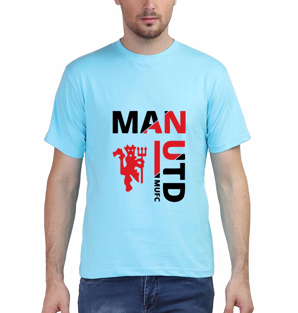 Manchester United Men Half Sleeves T-Shirts-FunkyTeesClub