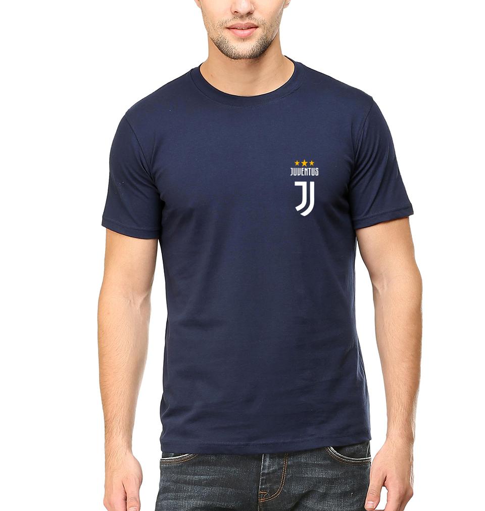Juventus Logo Men Half Sleeves T-Shirts-FunkyTeesClub