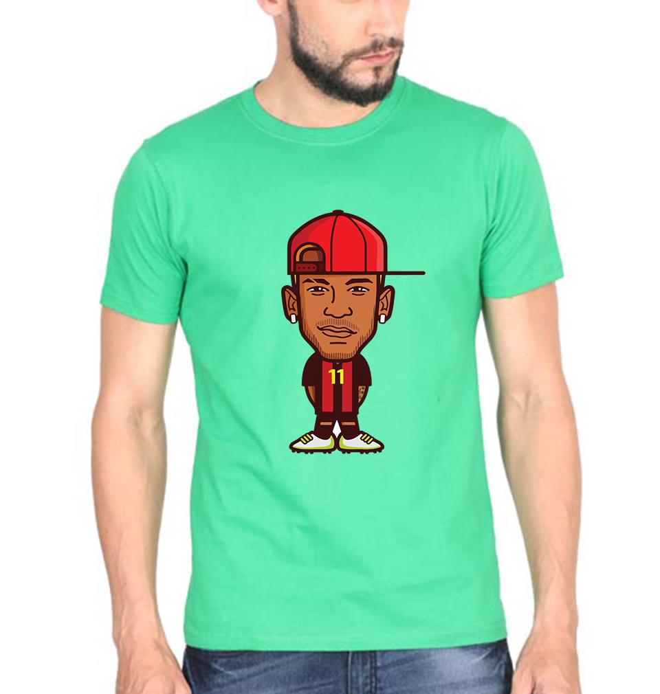 Neymar Men Half Sleeves T-Shirts-FunkyTeesClub