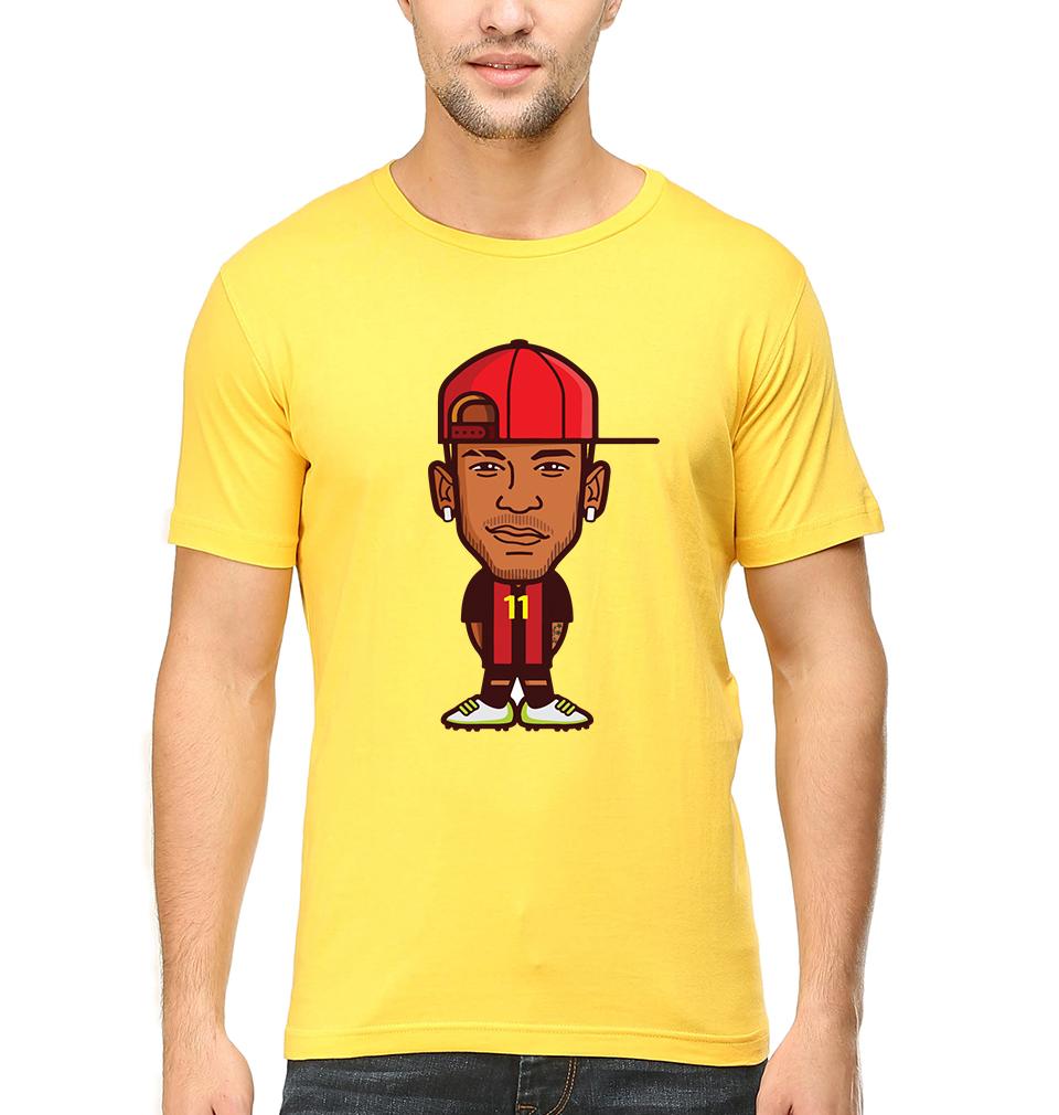 Neymar Men Half Sleeves T-Shirts-FunkyTeesClub