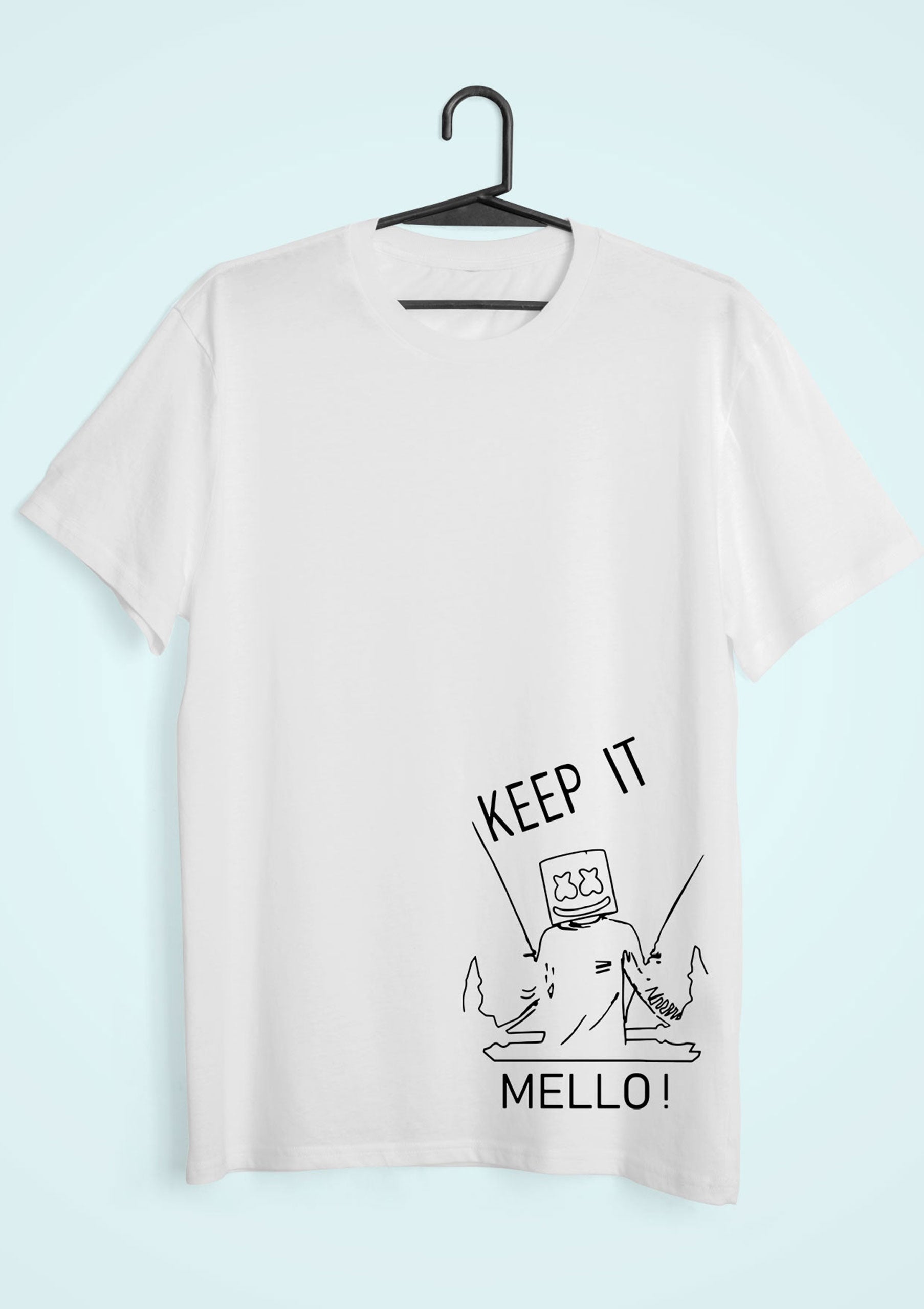 Mello Women Half Sleeves T-shirt- FunkyTeesClub