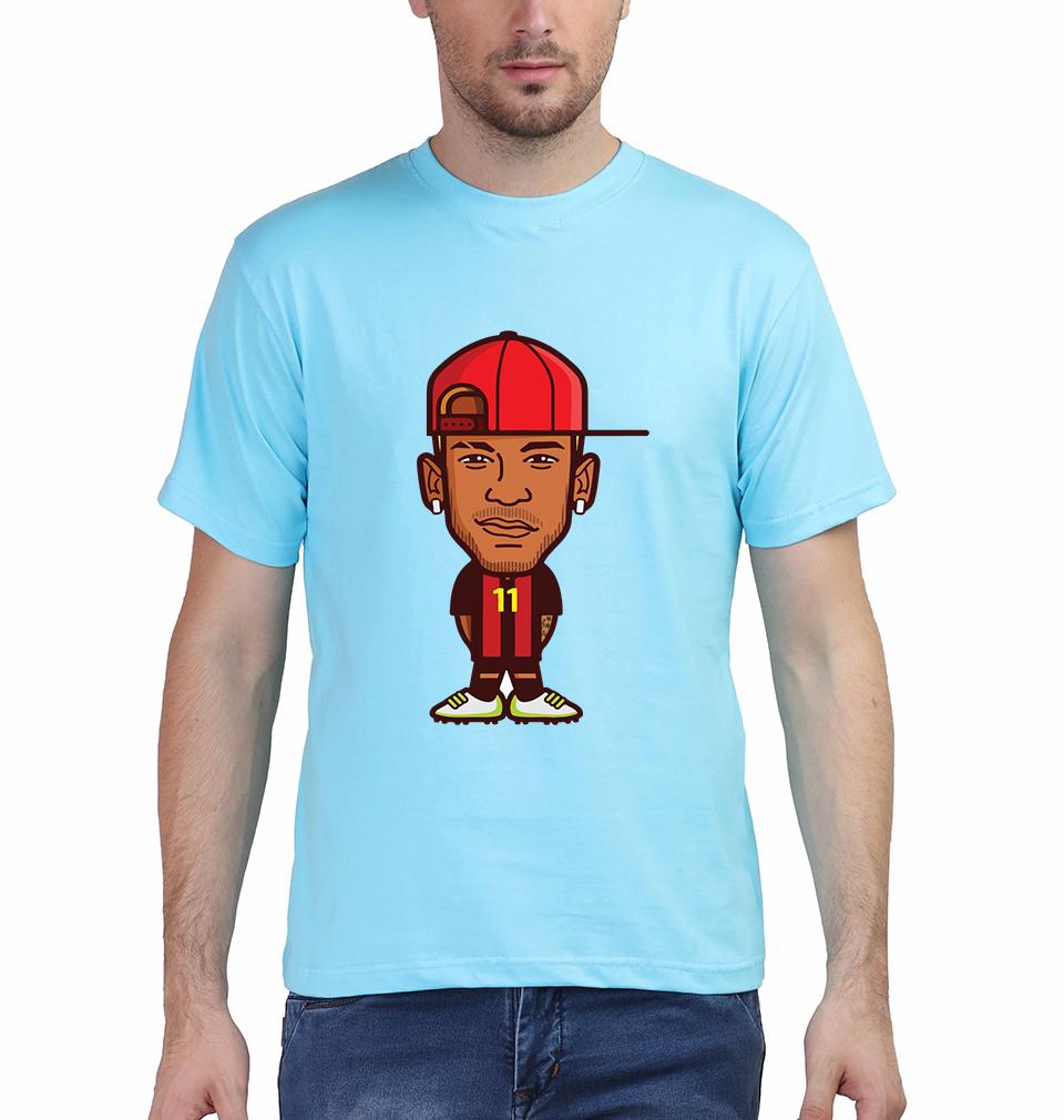 Neymar Men Half Sleeves T-Shirts-FunkyTeesClub