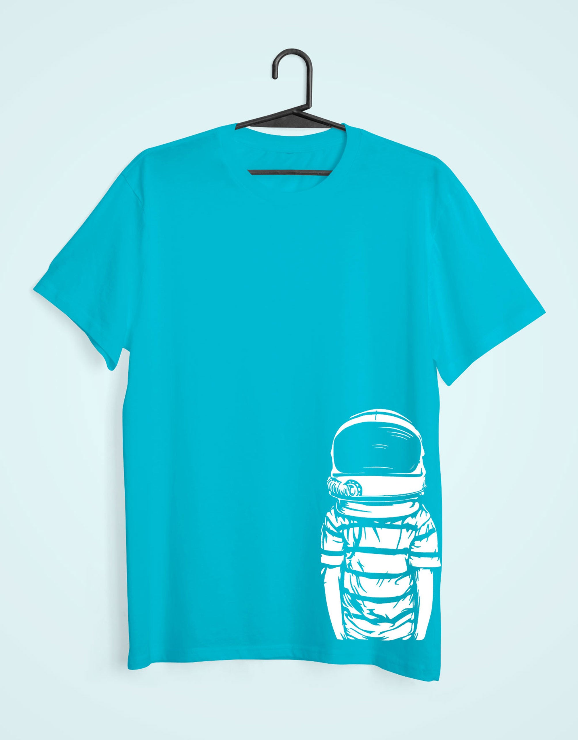 Space Boy Mens Half Sleeves T-shirt- FunkyTeesClub
