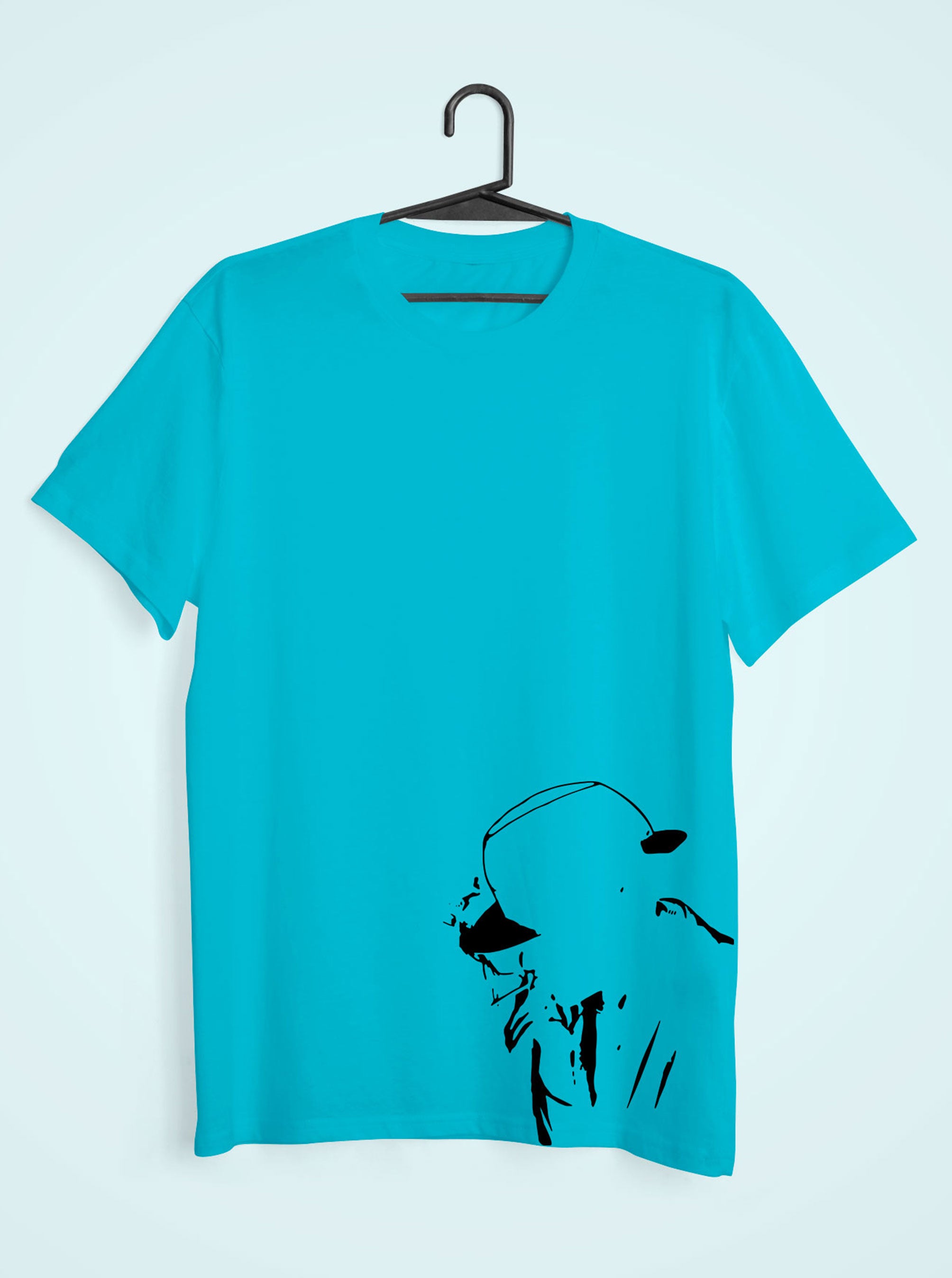 Smokey man Women Half Sleeves T-shirt- FunkyTeesClub