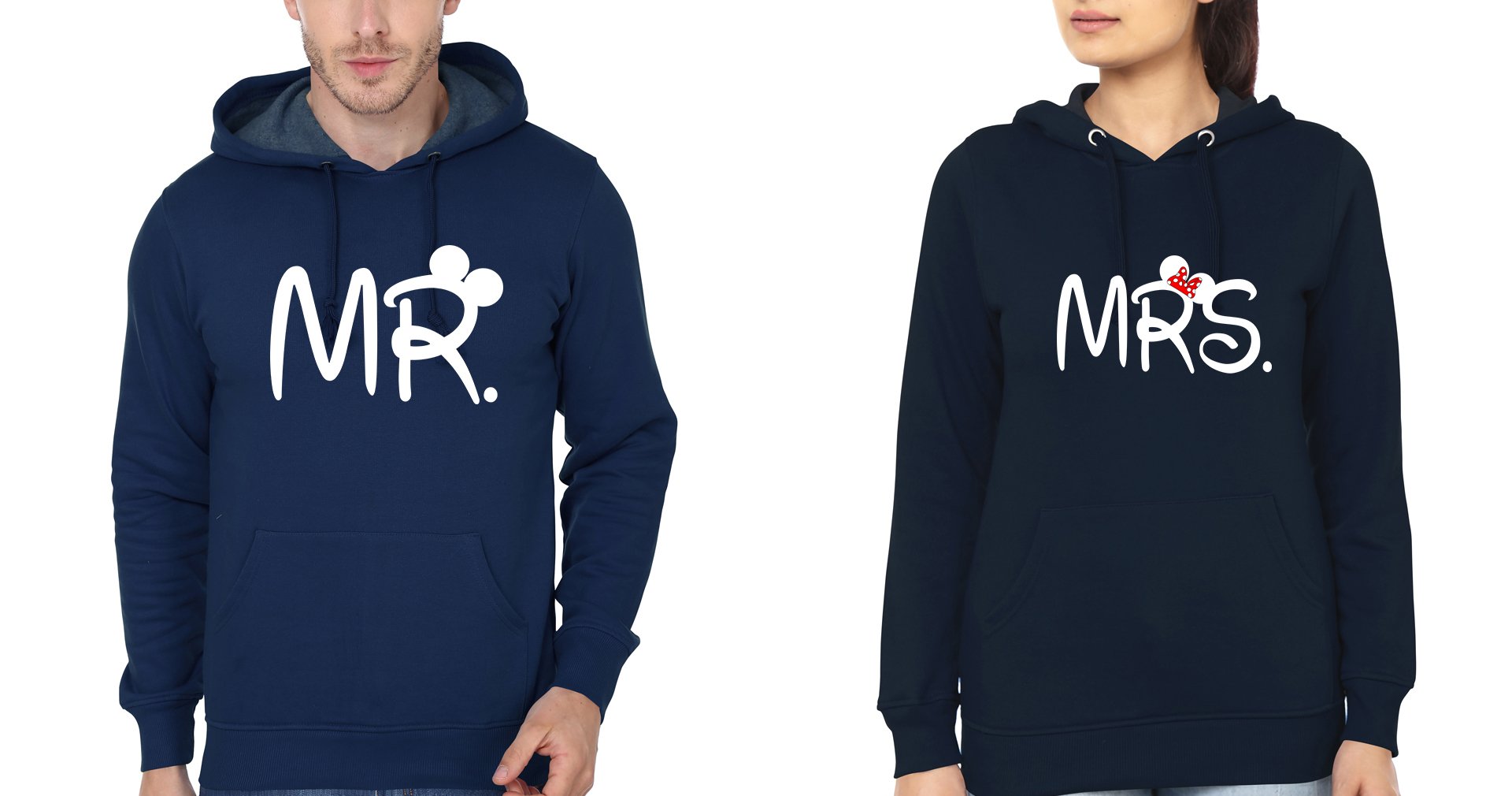 Mr. & Mrs Couple Hoodie-FunkyTees