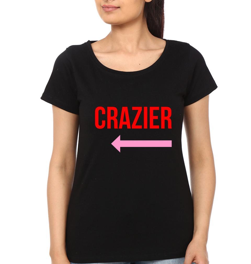 Crazy BFF Half Sleeves T-Shirts-FunkyTees