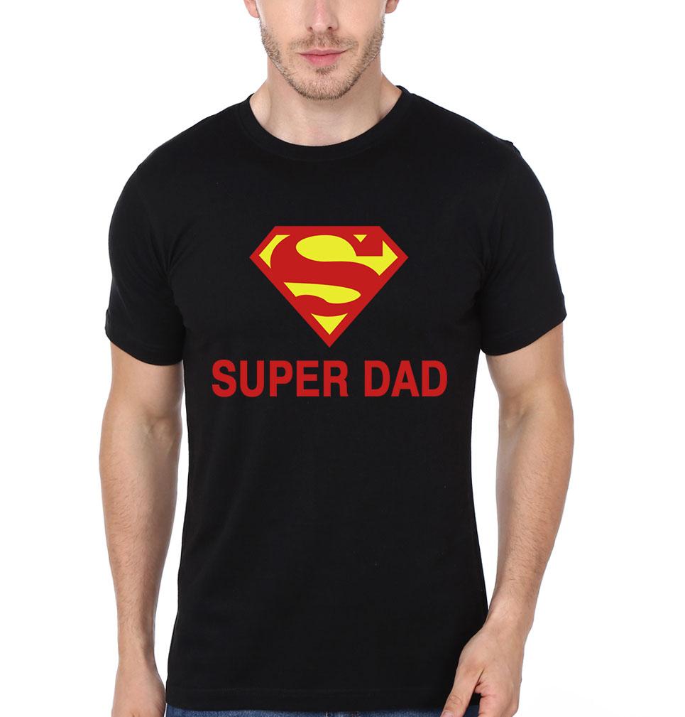 Superman Dad Superman Kid Father and Daughter Matching T-Shirt- FunkyTeesClub