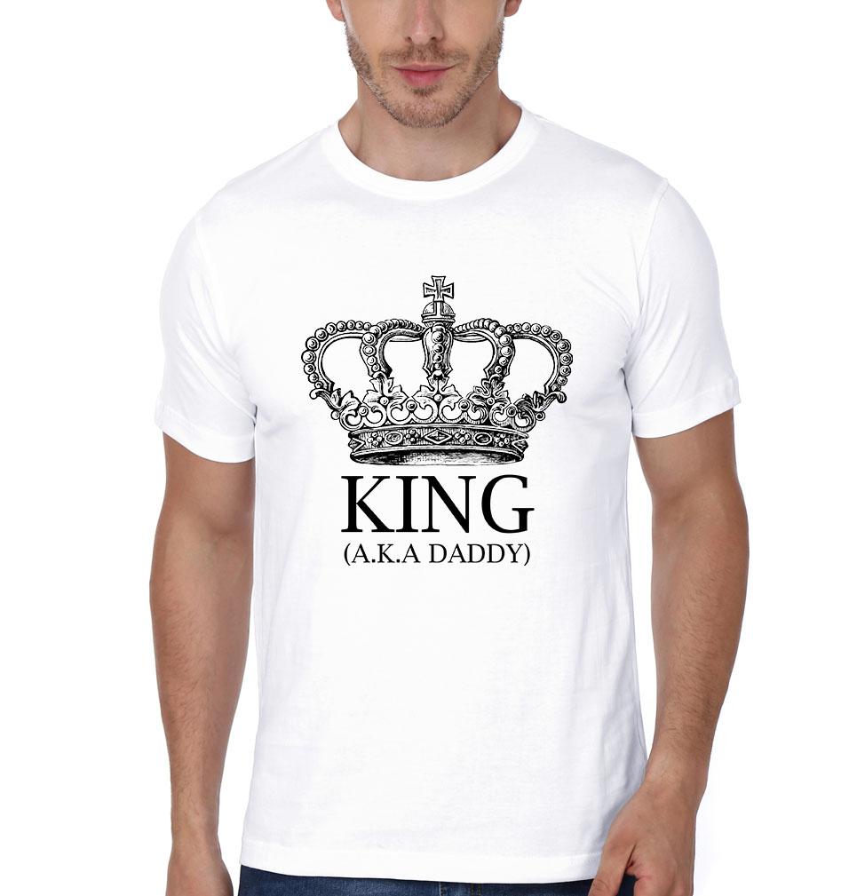 King Aka Daddy Daddy's Little Princess Father and Daughter Matching T-Shirt- FunkyTeesClub