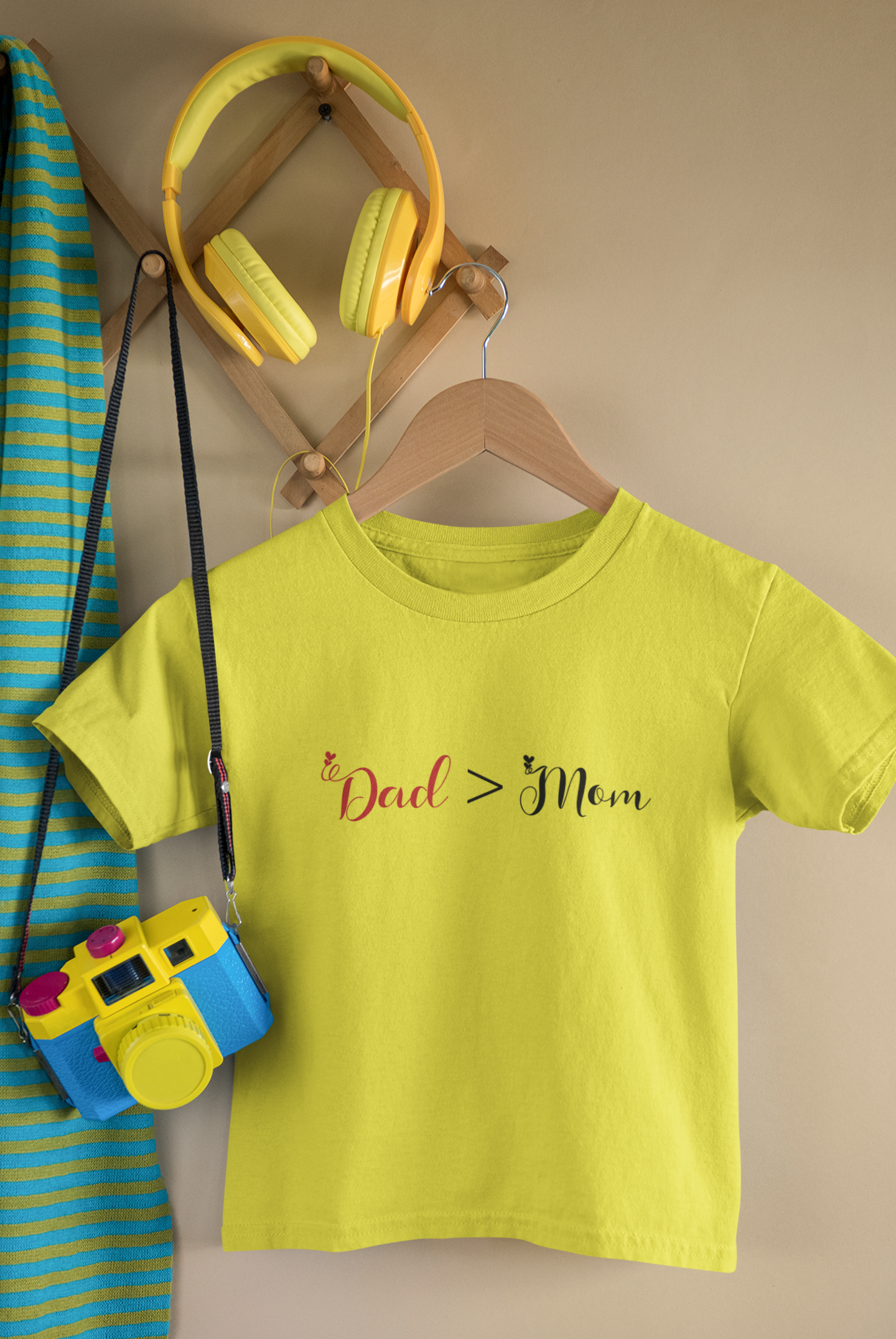 Dad Father and Daughter Yellow Matching T-Shirt- FunkyTeesClub