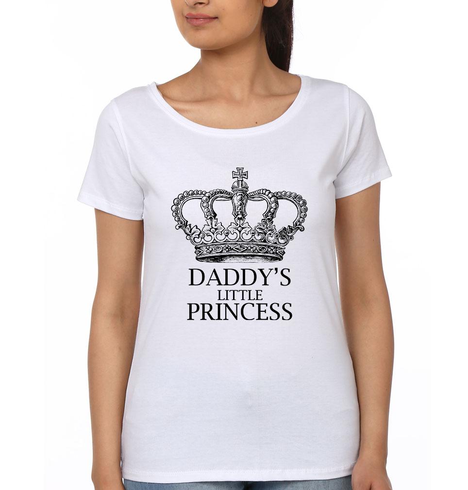 King Aka Daddy Daddy's Little Princess Father and Daughter Matching T-Shirt- FunkyTeesClub