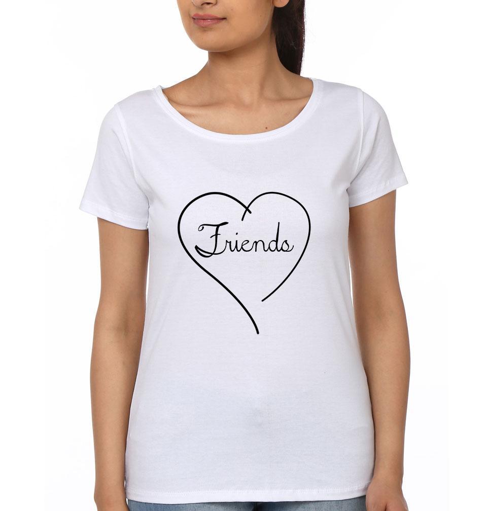 Friends Forever BFF Half Sleeves T-Shirts-FunkyTees