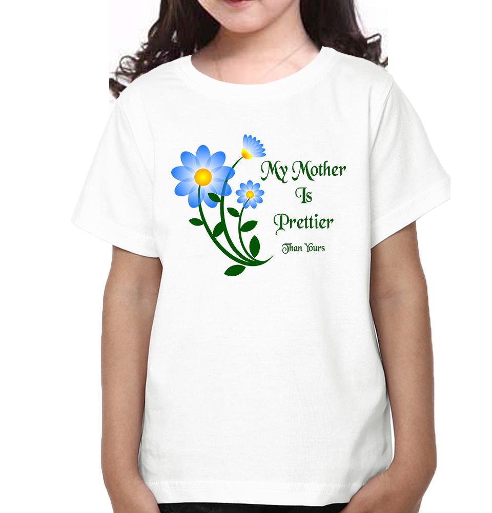 My Daughter Is Prettier Than Yours My Mother Is Prettier Than Yours Mother and Daughter Matching T-Shirt- FunkyTeesClub