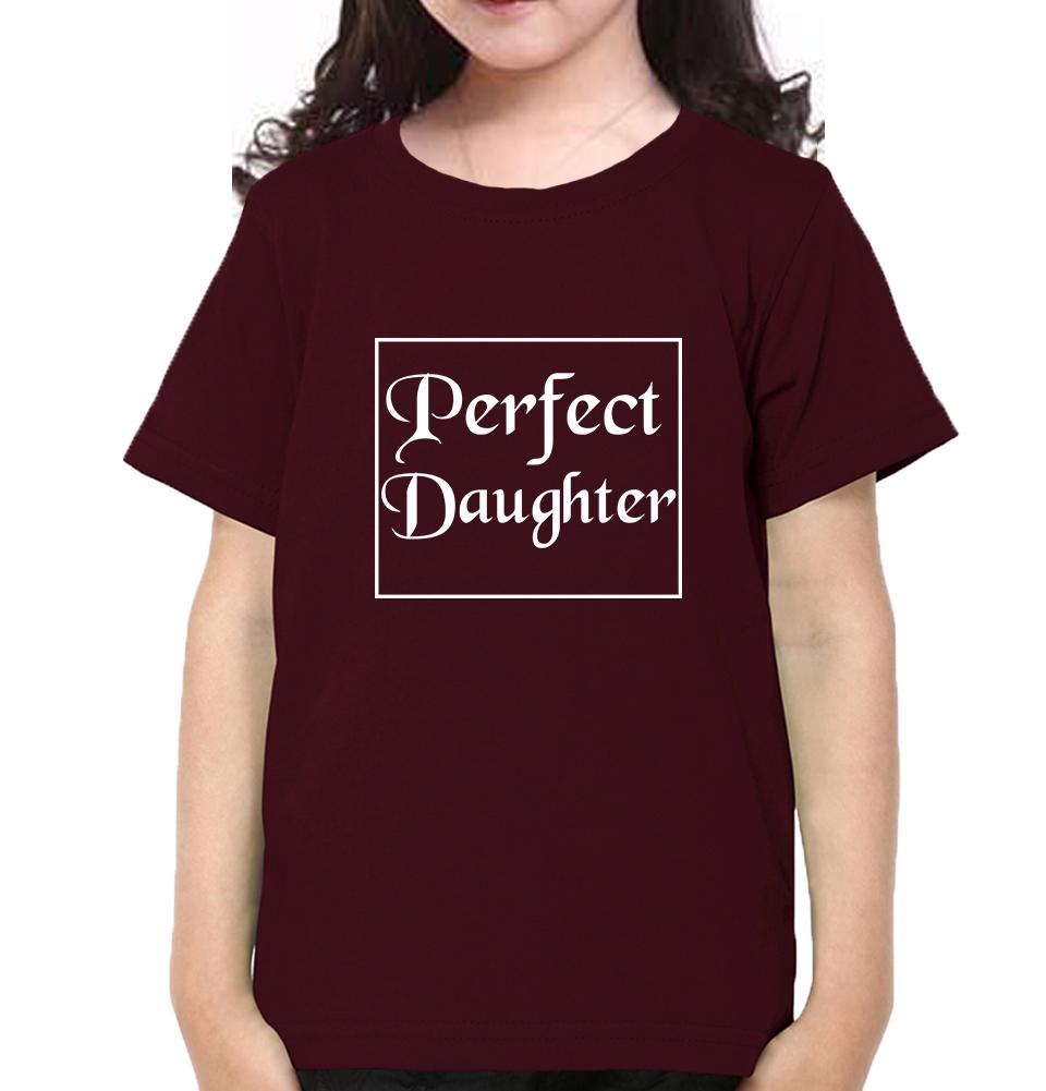 Perfect Dad Perfect Daughter Father and Daughter Matching T-Shirt- FunkyTeesClub