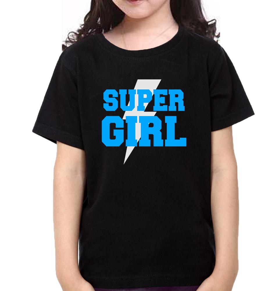 Super Dad & Super Girl Father and Daughter Matching T-Shirt- FunkyTeesClub