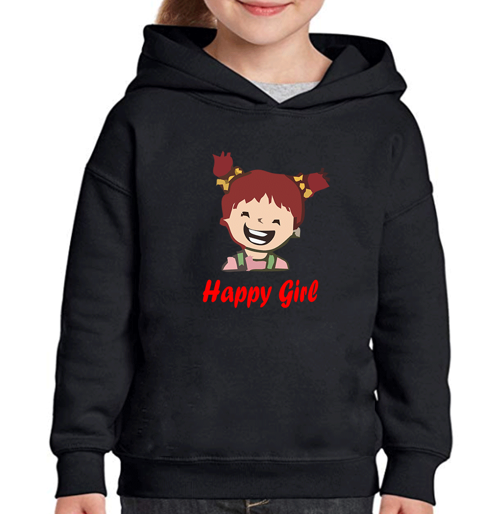 Happy Mom Happy Girl Mother and Daughter Matching Hoodies- FunkyTeesClub
