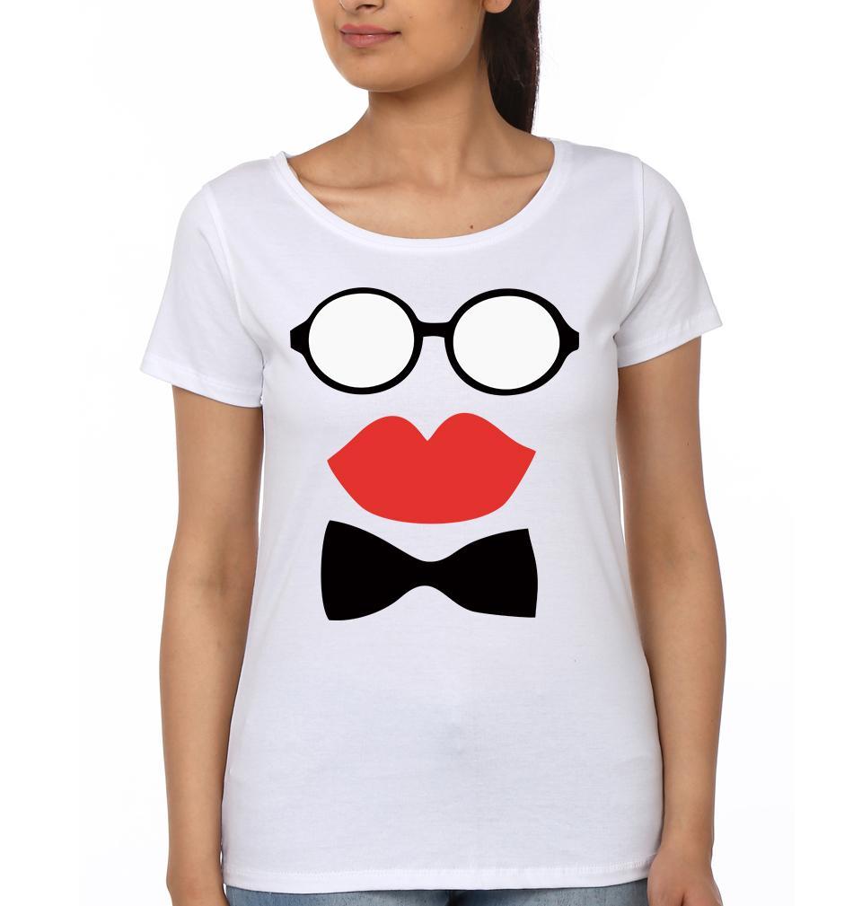 Happy Hours Mr&Mrs Couple Half Sleeves T-Shirts -FunkyTees