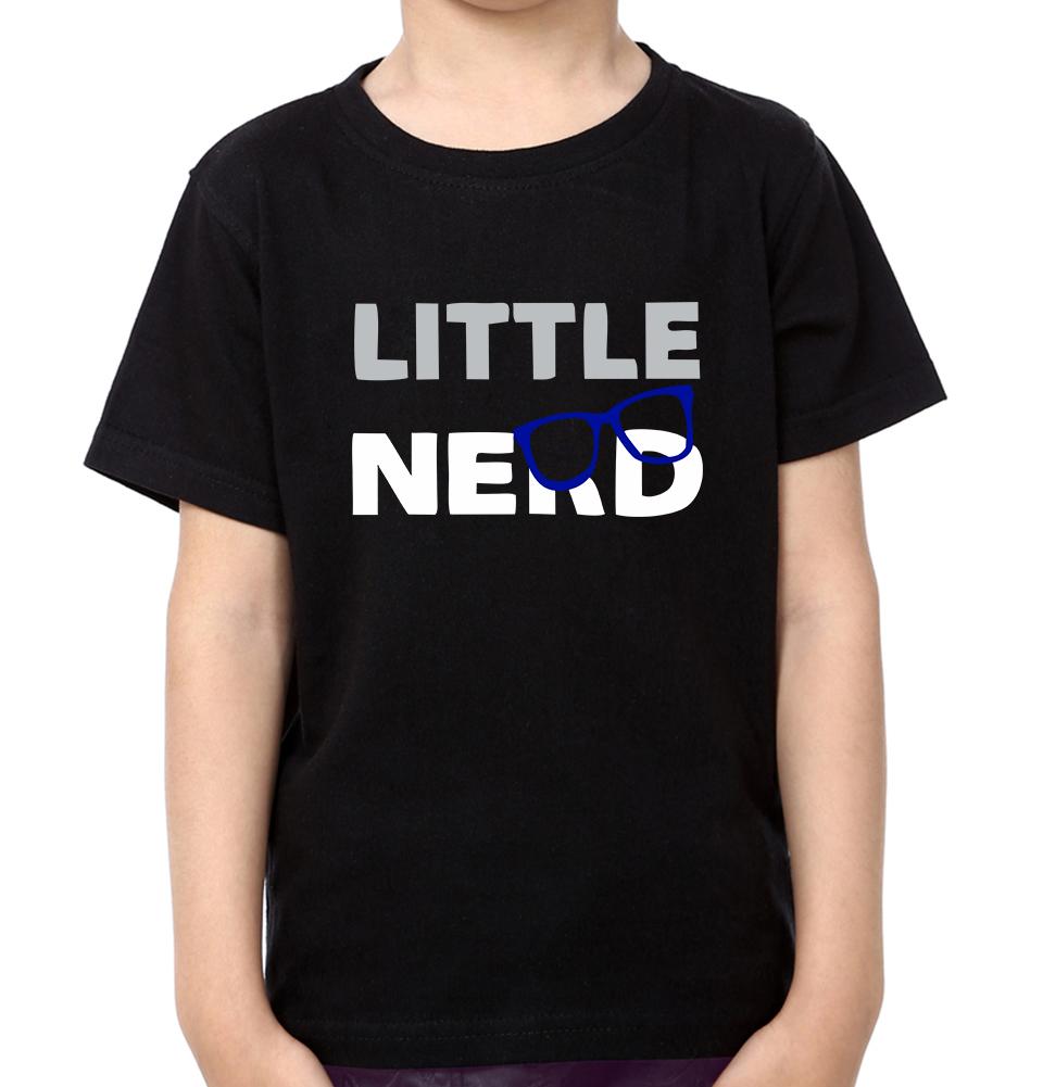 Big Nerd Little Nerd Mother and Son Matching T-Shirt- FunkyTeesClub