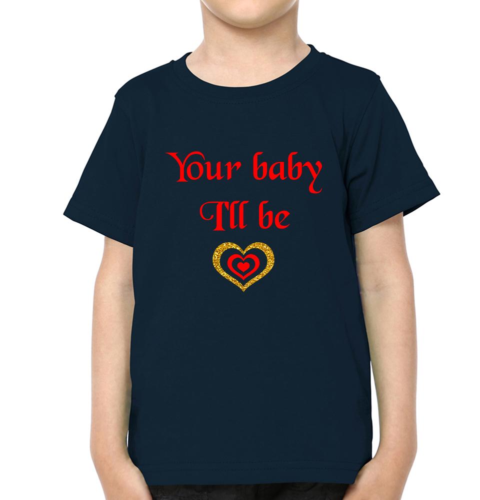 As Long As I'M Living Your Baby I'll Be Mother and Son Matching T-Shirt- FunkyTeesClub