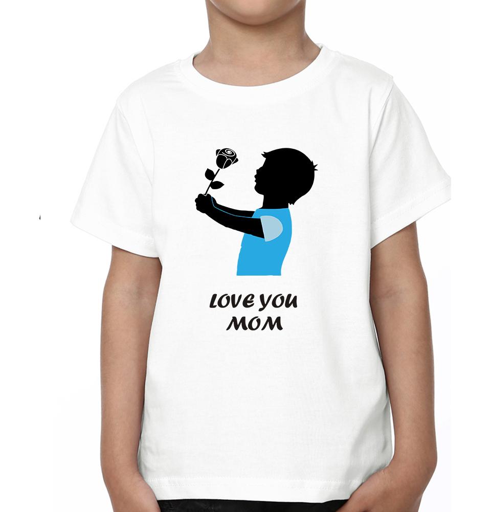 Oo Mera Beta Love You Mom Mother and Son Matching T-Shirt- FunkyTeesClub