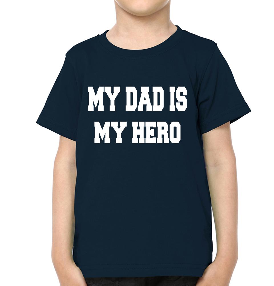 My Dad Is My Hero My Son Is My Prince Father and Son Matching T-Shirt- FunkyTeesClub