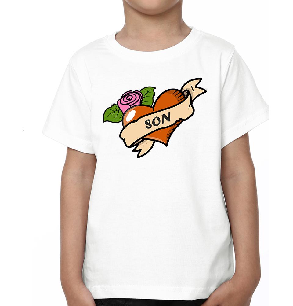 Mom Son Mother and Son Matching T-Shirt- FunkyTeesClub