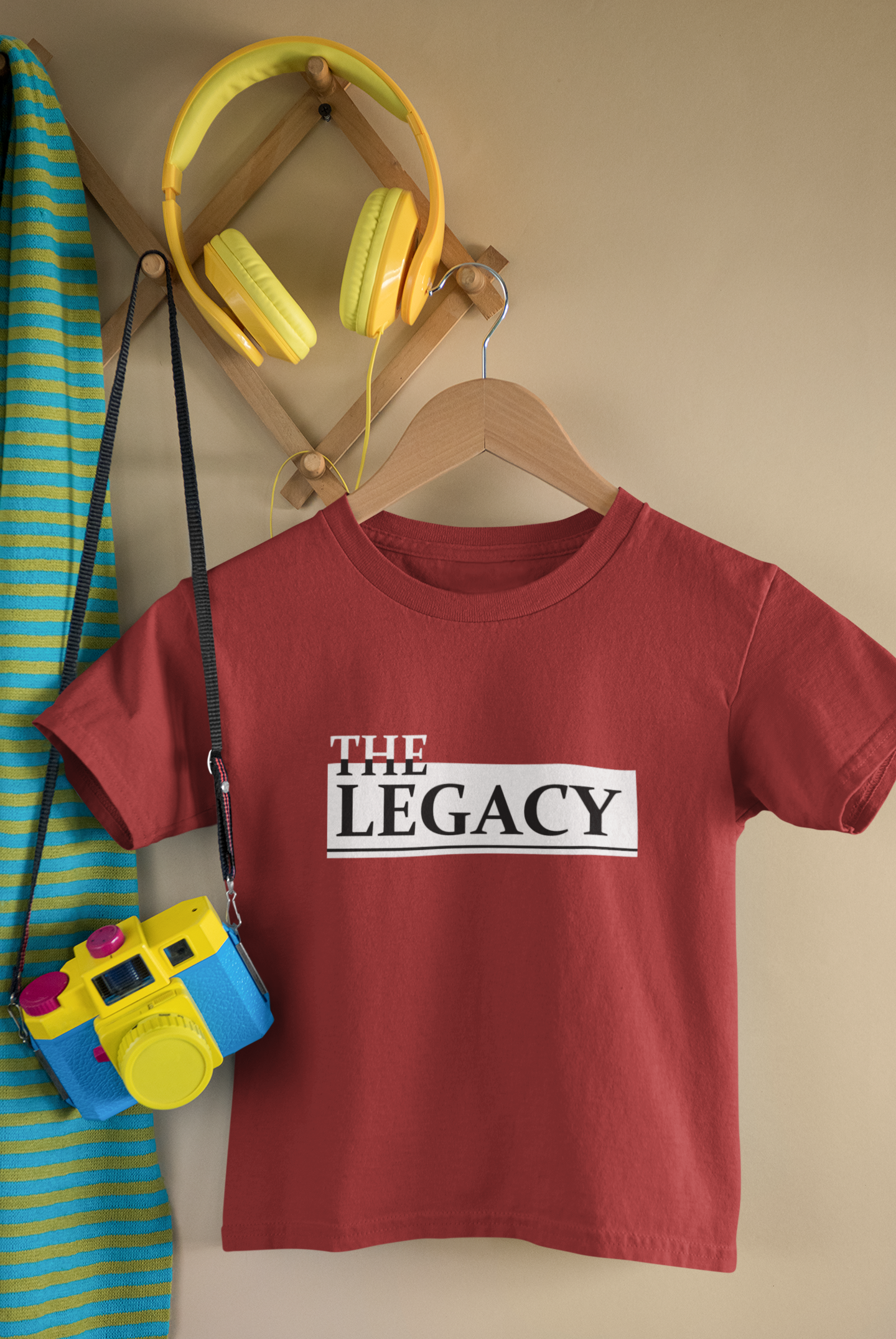 The Legend Father and Daughter Red Matching T-Shirt- FunkyTeesClub