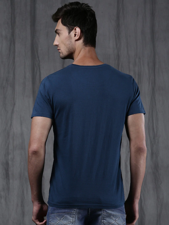Lets Get Lost Round Neck Mens Half Sleeves T-shirt- FunkyTeesClub