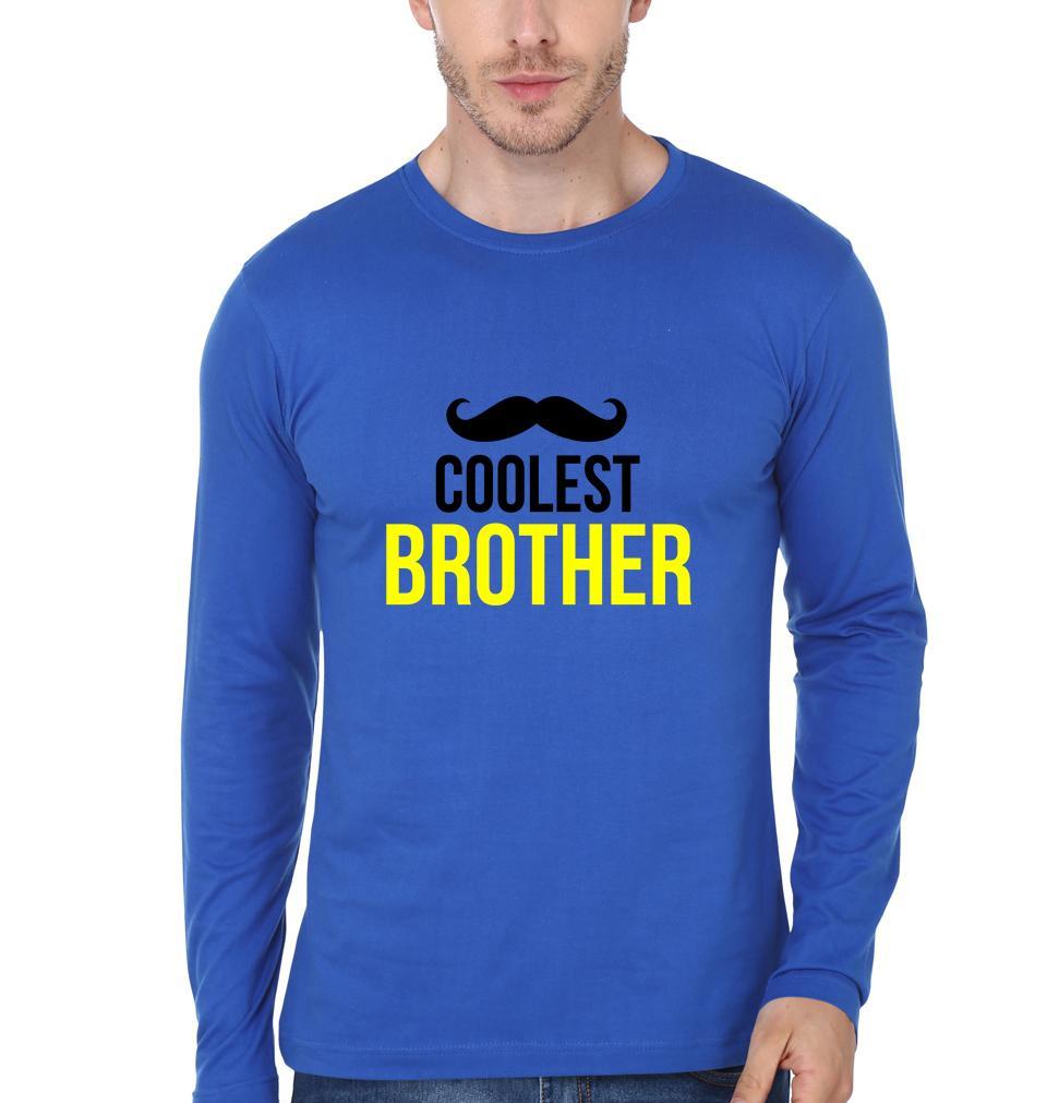 Coolest Brother-Brother Full Sleeves T-Shirts -FunkyTees