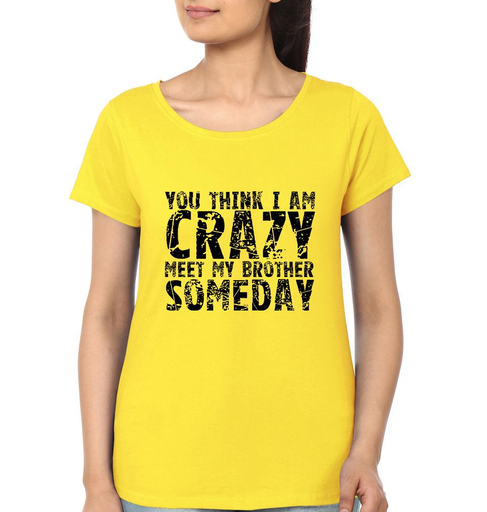 MEET MY SISTER Brother-Sister Half Sleeves T-Shirts -FunkyTees