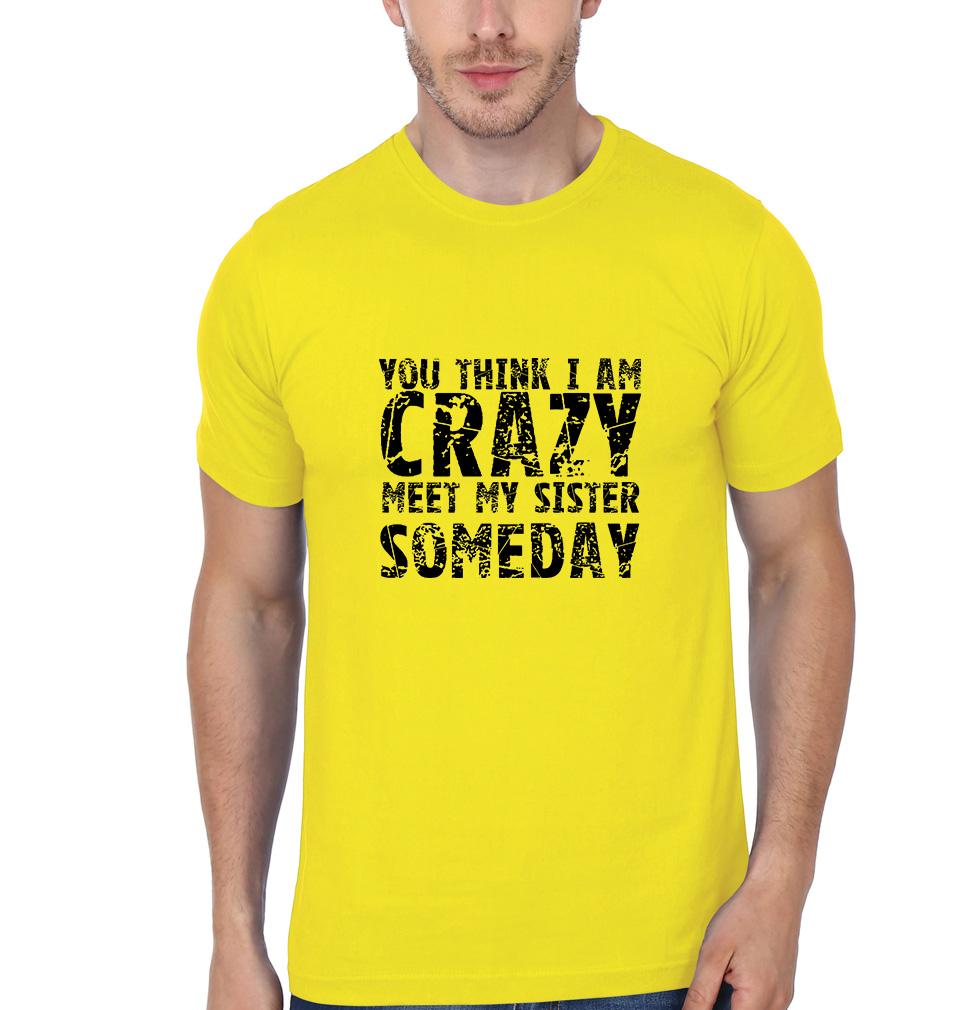 MEET MY SISTER Brother-Sister Half Sleeves T-Shirts -FunkyTees