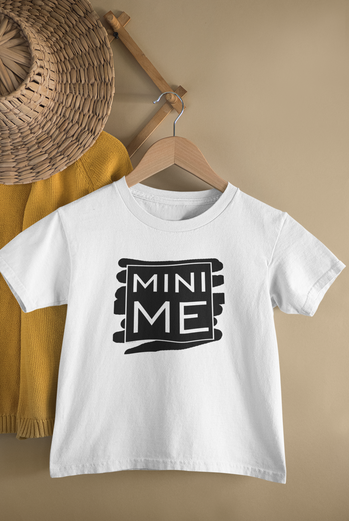 Me Father and Daughter White Matching T-Shirt- FunkyTeesClub