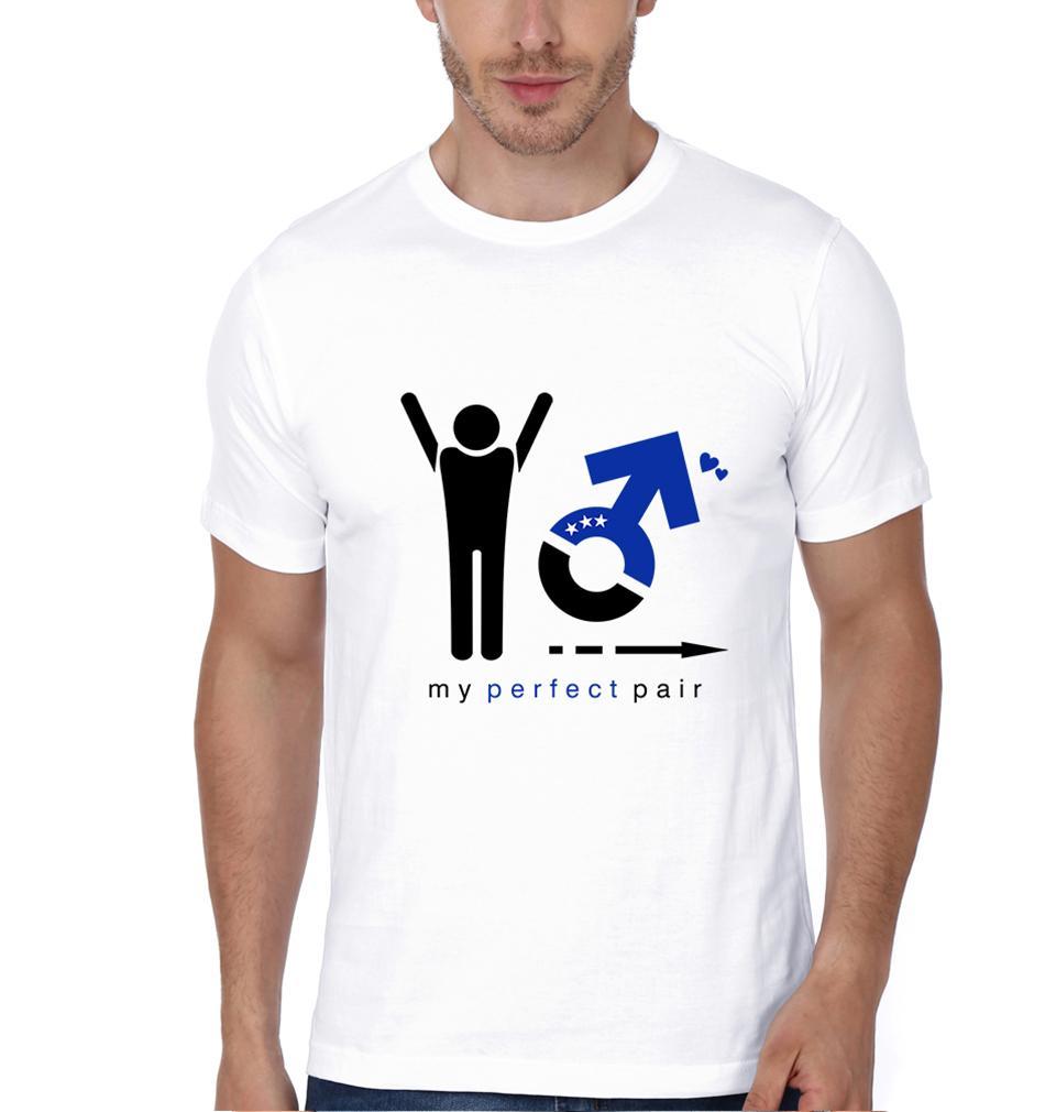 My Perfect Pair Couple Half Sleeves T-Shirts -FunkyTees