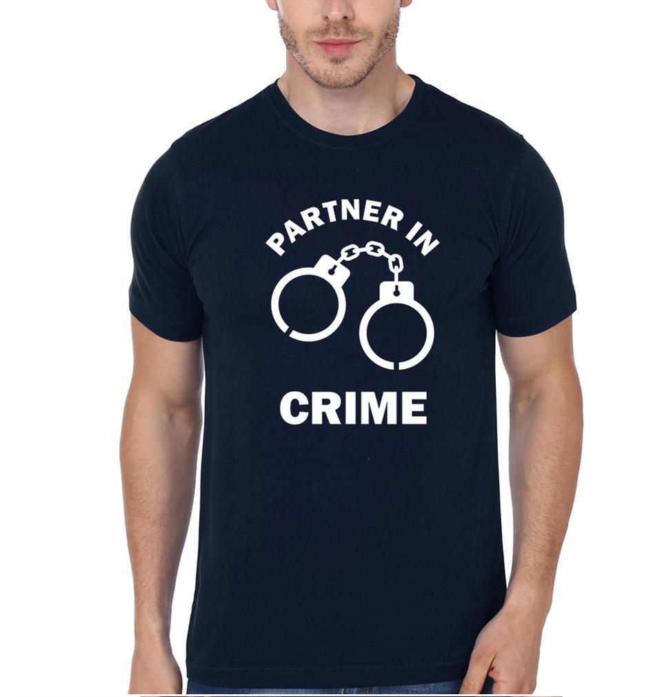 Partner in Crime BFF Half Sleeves T-Shirts-FunkyTees