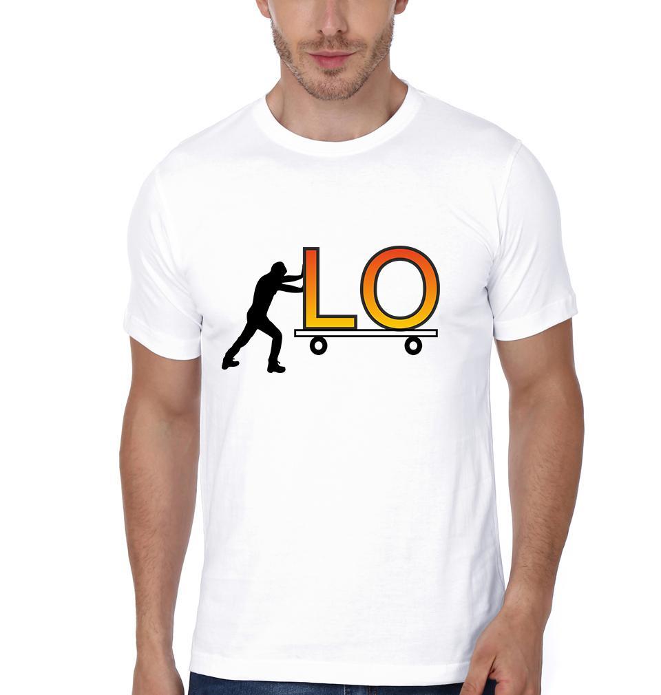 Love Couple Half Sleeves T-Shirts -FunkyTees