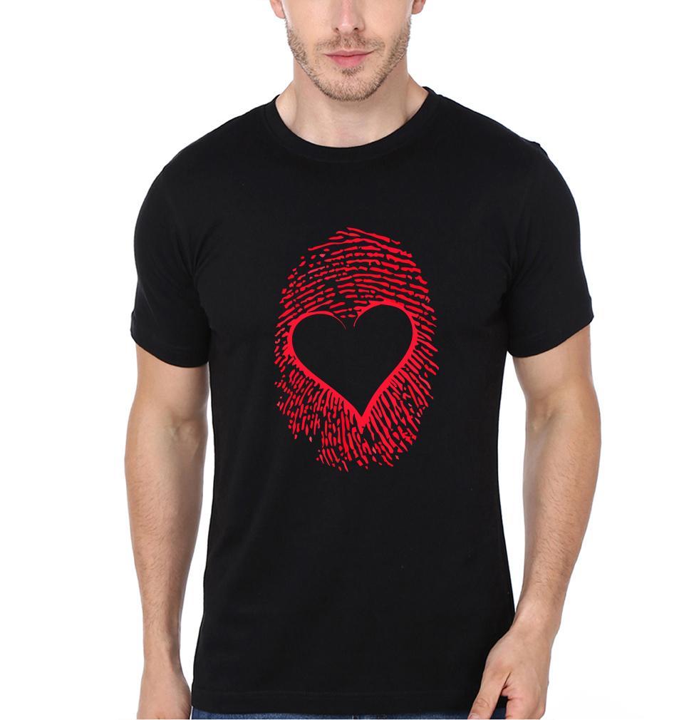 Love Prints Couple Half Sleeves T-Shirts -FunkyTees