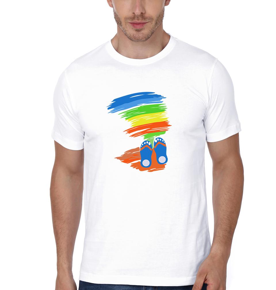 Slippers Father and Daughter Matching T-Shirt- FunkyTeesClub