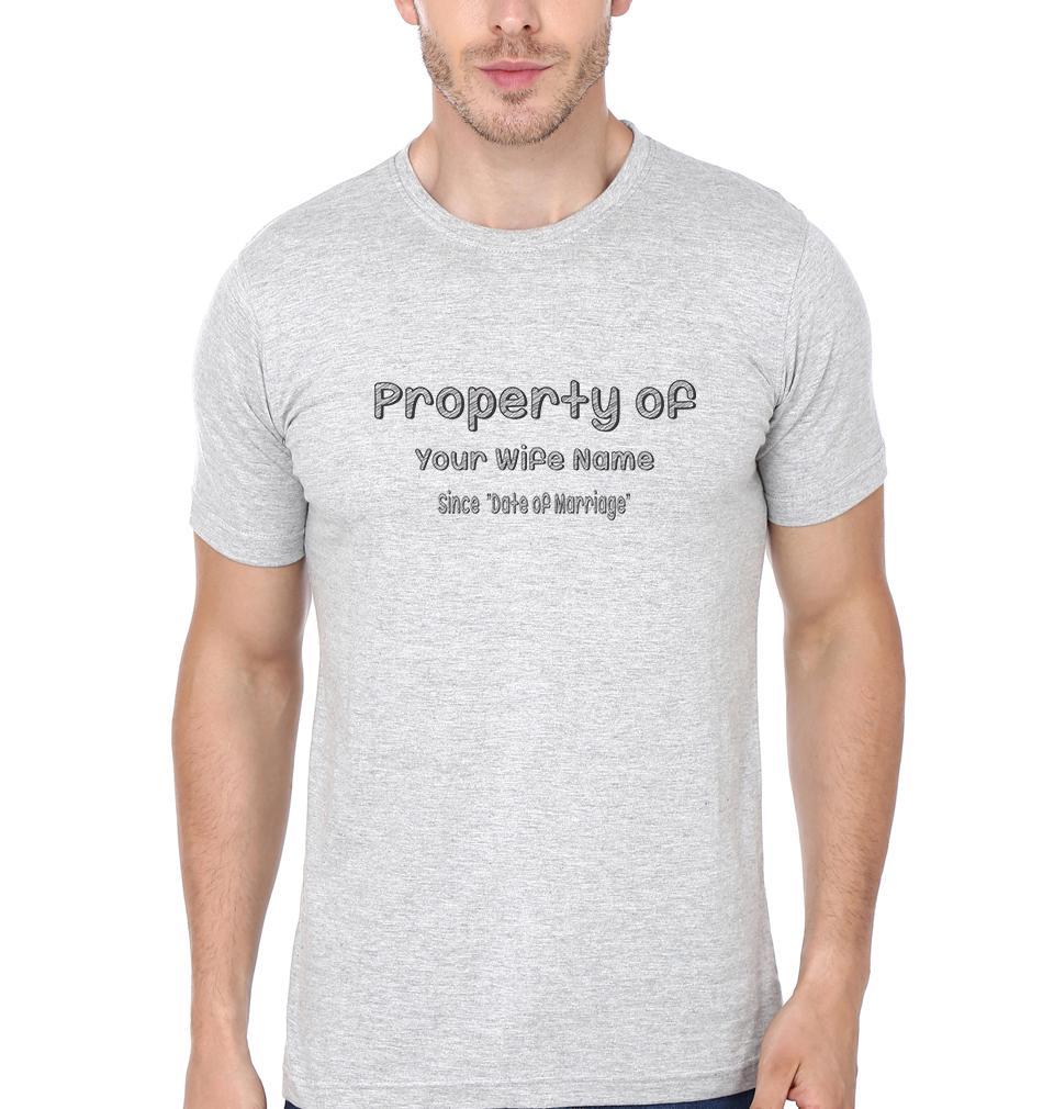 Property of Couple Half Sleeves T-Shirts -FunkyTees
