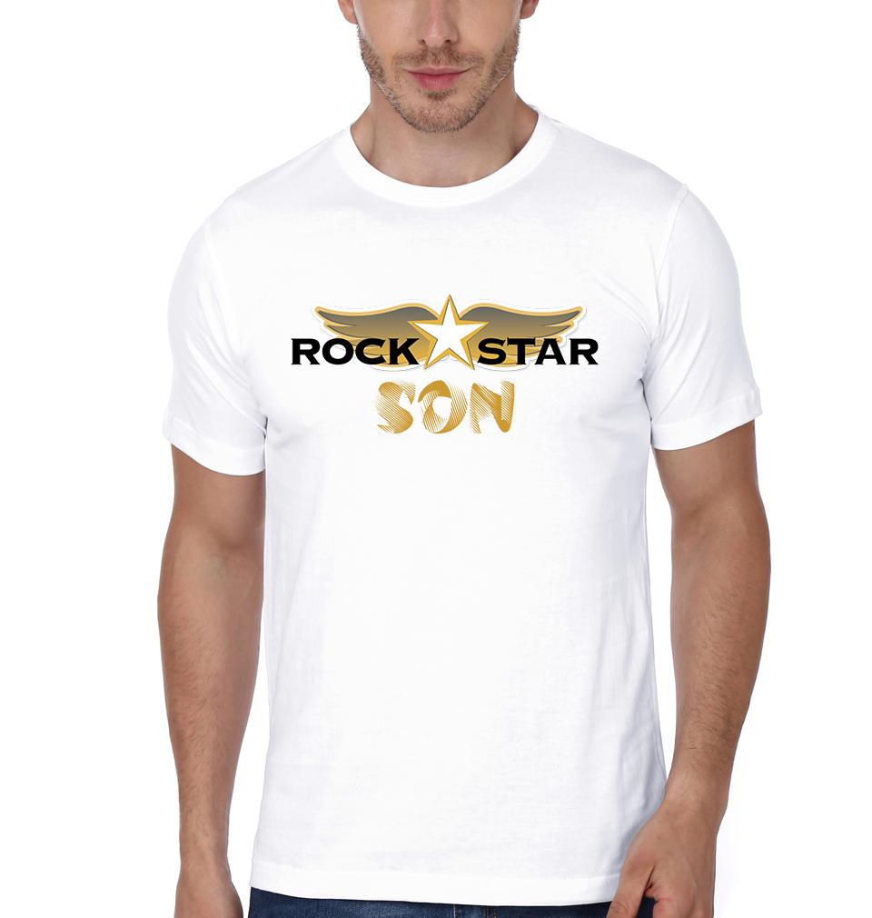 Rockstar Mom Rockstar Son Mother and Son Matching T-Shirt- FunkyTeesClub